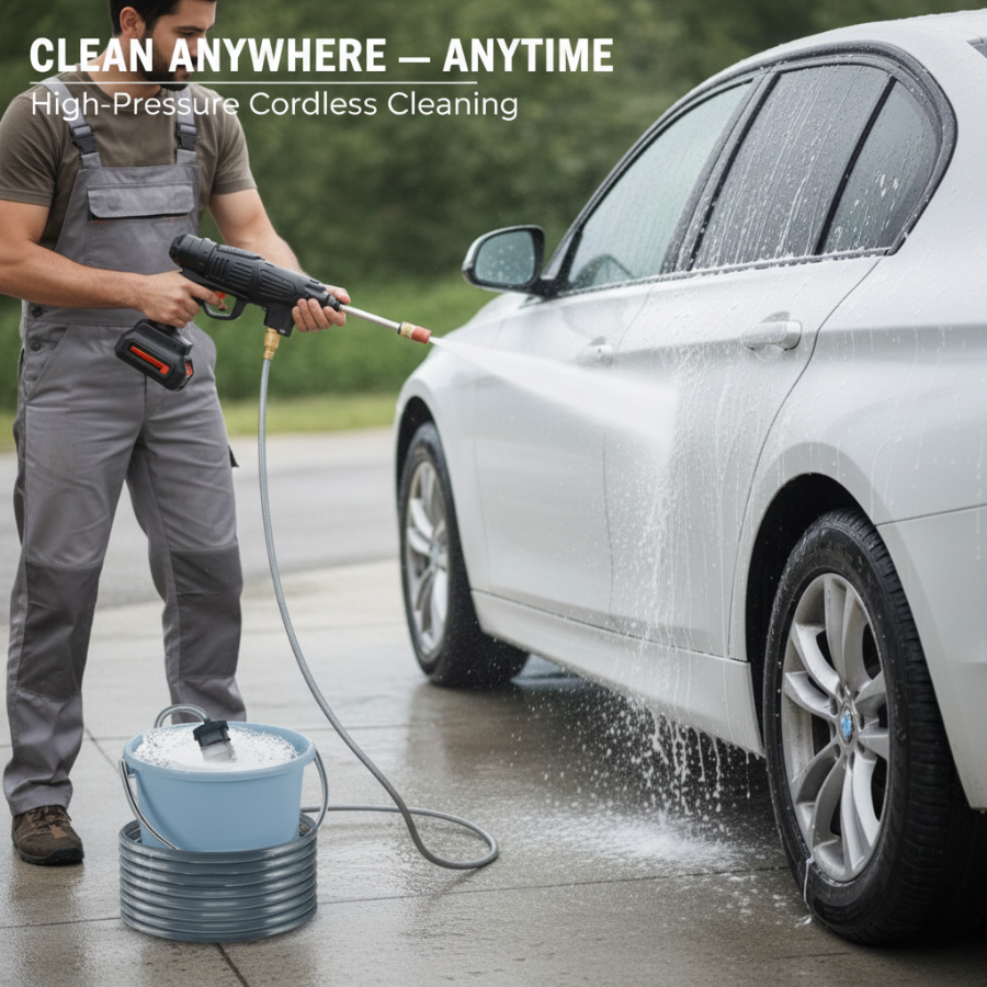 PowerWash Pro — Cordless High-Pressure Cleaner