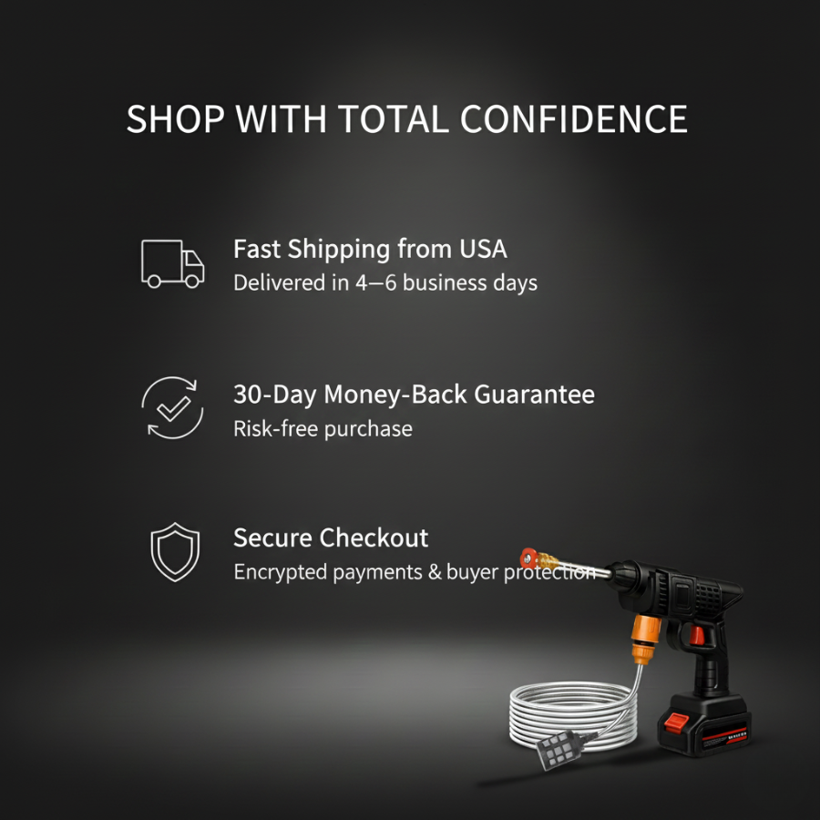 PowerWash Pro — Cordless High-Pressure Cleaner